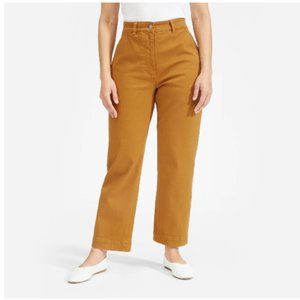 Everlane The Straight-Leg Crop, Golden Brown, Size 8